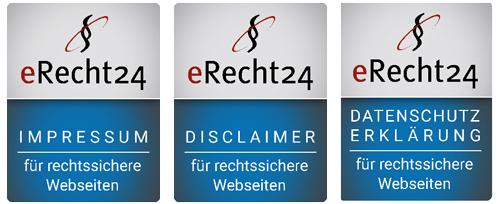 eRecht24 Sigel für Rechtssichere Websites
